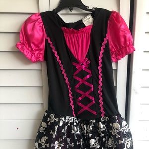 Pirate Girl Costume size Medium (8-10)